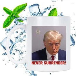 Tasses Trump Mug 2024 Novelty Coffee 14oz Funny Artistic Microwavable Printing Ceramic Po Christmas Birthday Gift