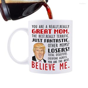Mokken Trump Tea Mok Prankish Coffee Ceramic 350ml Cup geweldige moeder geloof me dat je een vader grappige kerstcadeaus voor bent