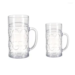 Mokken Onbreekbaar Plastic Bierpul Bar Drinkglazen Onbreekbaar Water Tumblers Dropship