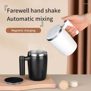 Mokken USB Automatisch zelf Roerende magnetische mok 304 Roestvrij staal Smart Coffee Milk Mixer Roer Cup Thermal Blender Gift Water Bottle