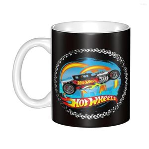 Mokken Wielen Race Koffiemok DIY Gepersonaliseerde Sportwagen Keramische Cup Creatief Cadeau