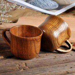 Tazas con jugo de madera, suministros para el hogar, té, taza de madera hecha a mano, taza para beber café