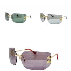Mui mode heren zonnebril klassieke randloze stijl designer zonnebril voor dames strandreizen man uv400 bescherming gepolariseerde bril met doos fa0103 E4