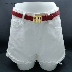 MUI MUI Ceinture Designer Femmes Hommes Ceinture en cuir Or Cuivre Boucle Ceinture Dames Ceintures décontractées avec robe ceinture unisexe large 2.5 cm Cintura Ceinture MIUI Belt 4552