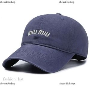 MUI MUI Designer Baseball Cap Baseball Women's Baseball Hot Fashion Fashion Casual Sunshade Hat Sports Haute qualité lâche et confortable Street Trendy Hat 324 269