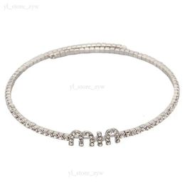 Collier Mui Mui Designer Femmes Mui Pearl Collier Bracelet léger Luxur