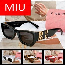Lunettes de soleil Mui SMU09WS Designer MIUI SECTIVE ITALIAN SITE WEB FEUILLE DE PC HAUTE QUALLE Classic Luxury Cat Eye Sunglasses