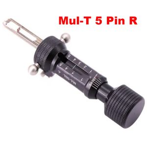 Mul-T Lock 5 Pin Rechts Zicht Ontgrendelen Sleutels Multi 5 Pins Picking Set Slotenmaker Tool Lock Pick Voor platte Sleutel Sloten