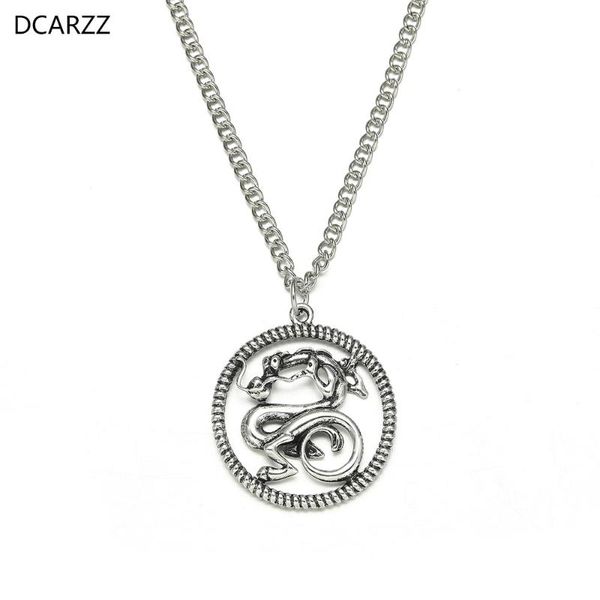 Mulan Collier Mushu Médaillon Or Argent Plaqué Dragon Pendentif Femmes Princesse Cosplay Costume Bijoux En Gros Colliers