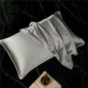 Mulberry Silk Pillowcase Top Kwaliteit Kas S 48x74cm Bed Throw enkele deksels Aankomst 220623