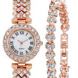 MULILAI Marque 32MM Style Luxueux Femmes Montres Diamant Cadran Blanc Élégant Quartz Dames Montre Bracelet En Or Rose Montres264W