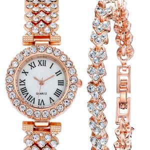 Mulilai merk 32 mm luxueuze stijl dames horloges diamant witte wijzerplaat elegante kwarts dames kijken roségouden armband polshorloges 329J