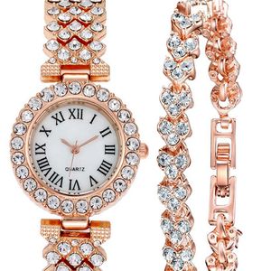 Mulilai merk 32 mm luxueuze stijl dames horloges diamant witte wijzerplaat elegante kwarts dames kijken ros￩gouden armband polshorloges227v