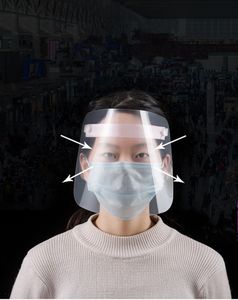 mulit kleur plastic gezicht schild gezichtsmasker herbruikbare veiligheidsschild volledige gezicht bescherming beschermende maskerbescherming tegen splash