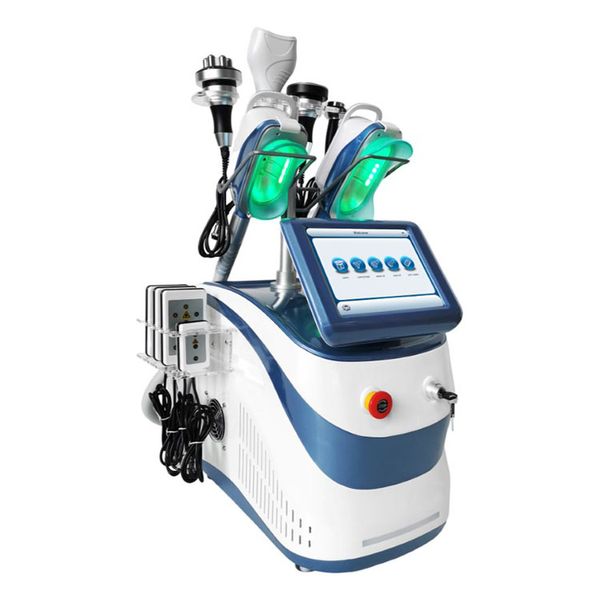 Équipement de beauté fonctionnel multiple 360 degrés cryo cavitation rf technologie laser machine de thérapie sous vide