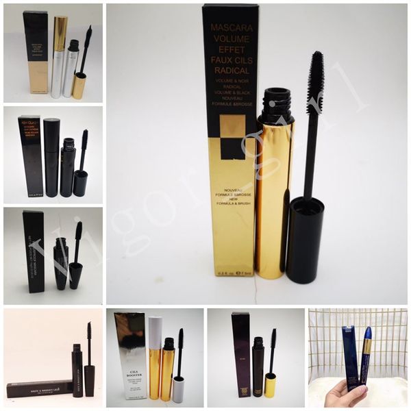 Mascara multi-marques Cosmétiques pour les yeux de luxe Mascaras longue durée Cruling ASH Clash Faux Cils imperméables Booster Naute Naughty Lash Nouvelle brosse Double Wear Stock