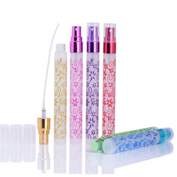 Multi Couleur 10 ml Mini Atomiseur Verre Vaporisateur Bouteilles De Parfum Voyage Petit Vaporisateur Parfum SN065 Ejolt