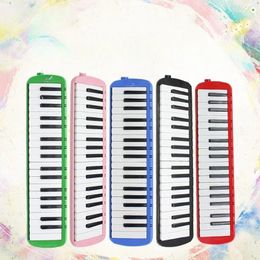 Multi-colour 37 Piano Key Melodica Hoogwaardige toetsenbordinstrument Portable Mouth Organ Kids Music Gift Harmonica Set