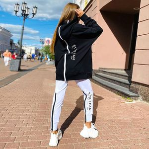 Multi Color Classic Letter Pattern Imprimer Sweatsuits unisexes Tenues d'automne Survêtements de mode Retour Zipper Loose Outfit 2 pièces ensemble femmes designer