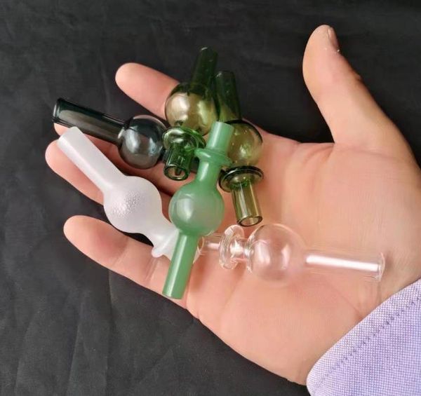 Accesorios de bongs con boquillas multicolores, Quemador de aceite único Bongs de vidrio Tuberías Tuberías de agua Tuberías de vidrio Plataformas petroleras Fumar con cuentagotas