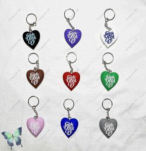 Multi Color Rose Black Blue Girls Don039t Cry Human Made Key Chains Love Keychain Pendant 2022 Fashion T2208041112389