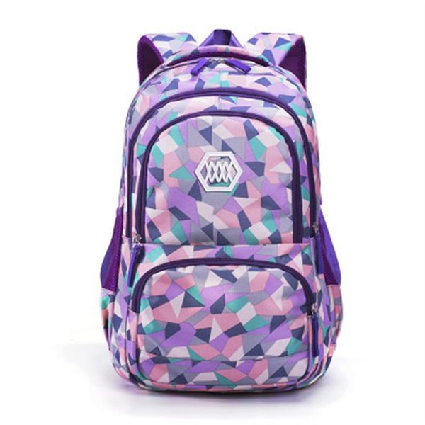 Multicolore Imprimé Mode Populaire Enfants Sacs D'école Garçons Sac À Dos Pour Enfants Cartable Pour Les Filles Y200609244T