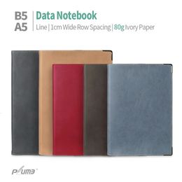 Multi-kleuren zacht gebonden faux lederen notebooklijn/rasterpagina's met fijnkorrelige textuur 240304