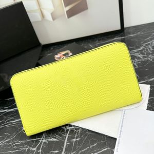 Bolso de diseñador de lujo multicolor Cartera plegable corta para mujer Cartera larga de moda Cartera clásica con bolsa para tarjetas entregada en caja Cremallera ancha 303