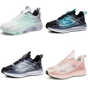 Chaussures de course multicolores hommes femmes noir bleu vert rose baskets de sport de plein air couleur 4