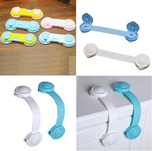 Multi colors Safety Baby Kid Child Lock Proof Cabinet Cupboard Drawer Fridge Pet Door Proof Cabinet Cupboard Drawer Fridge Doors Plastic SAFE Locks S517RRBL