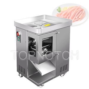 Multi-functie automatische gesneden varkensvlees vleesmolen huishoudelijke commerciële roestvrij stalen snijmachine elektrische vlees snijder 550w