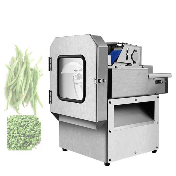 Machine de découpe automatique multifonctionnelle commerciale électrique pomme de terre carotte gingembre trancheuse déchiquetage coupe-légumes Machine à découper