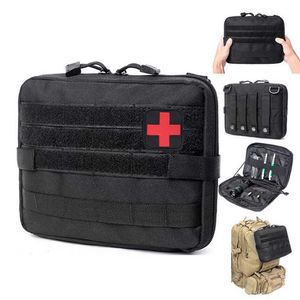 Bolsas multifunción Caza EDC Bolsa Táctica al aire libre Molle Riñonera Primeros auxilios Bolsa médica Herramientas de teléfono Titular Estuche Bolsa Utilidad militar Paquete de cinturónHKD230627