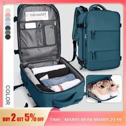 Multifunctionele tassen Likros reizen grote capaciteit Backpack dames handtop laptop waterdichte business class Flight Bag Mens YQ240407