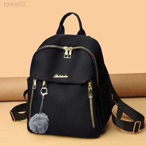 Sacs multifonctionnement Mini Femmes Oxford Sac à dos Sac de voyage imperméable Sac Casual Student YQ240407