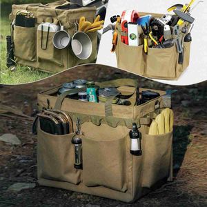 Multifunctionele tassen draagbare reistas buitentool opbergdoos grote camping multifunctioneel YQ240407