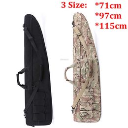 Sacs multifonctions Sac de pistolet tactique Sac de rangement pour fusil de l'armée militaire Sacs de fusil de chasse avec bandoulière rembourrée (71cm 95cm 115cm) HKD230627