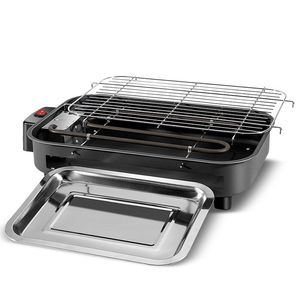 FreeShipping Grills électriques multifonctions Accueil Plaque de cuisson Sans fumée Teppanyaki Barbecue Plaques électriques 220V Machine de barbecue intérieure