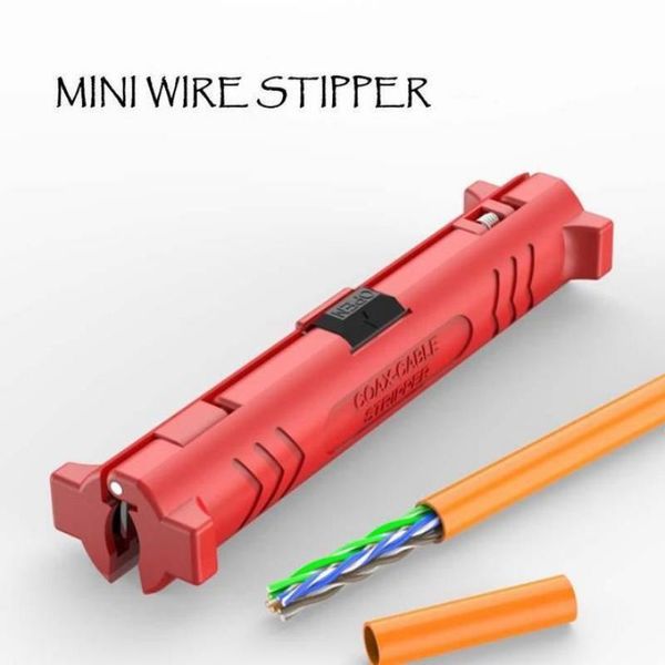 Multi-fonction électrique fil décapant stylo fil câble stylo coupe rotatif Coaxial Cutter décapage Machine pince outil