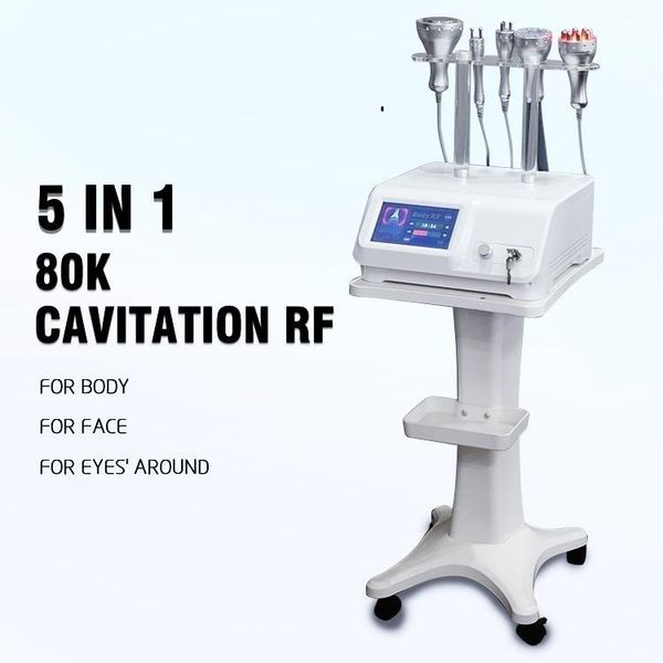 Multifunción Face Lift 80k adelgazando el instrumento de cavitación ultrasónico de la cavitación de RF Máquina de conformación del cuerpo de RF para la venta