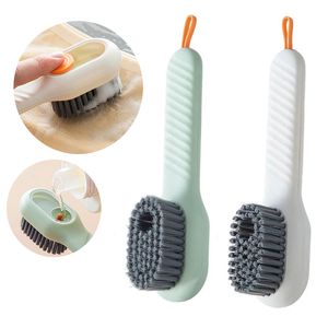 Multi-function liquid shoe brush, press out the liquid, brush the shoe tool, soft sweater object cleaning