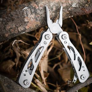 Multi -functie metalen plier mini vouwtang met schroevendraaier filer mesopener buitenslevingsapparatuur handgereedschapstang