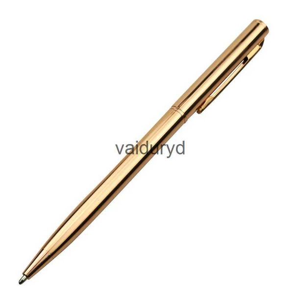 Bolígrafos multifunción 1 PCS Bolígrafo 1.0 mm Firma metálica Regalo de oficina de negocios Oro Plata Rosa Tres colores Opcionalvaiduryd