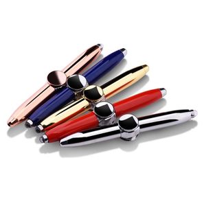 Multi -functie pennen LED balpen multi -functie spinnen draaiende roterend gyro decompressie speelgoed cadeau aangepast logo