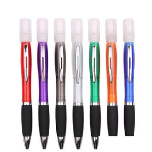Multifunctionele Pennen Mini Draagbare Sproeier Desinfectie Pen Metalen Clip Lege Buis Hervulbare Per Alcohol Handdesinfecterend Spray Gel voor Dhqsu