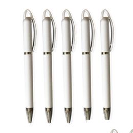 Multi -functie pennen sublimatie blanco ballpoint warmte overdracht gepersonaliseerd diy metalen ringen roller ball drop levering kantoor scho dha7b