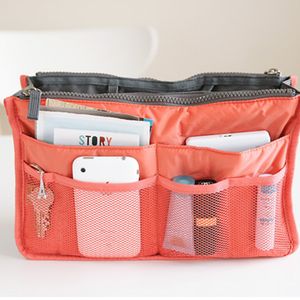 Bolsa de almacenamiento multifunción, organizador de cremallera sólida, bolsa de buggy, bolsa de viaje para mujer a la moda, bolsa de maquillaje cosmético, bolsas de mano