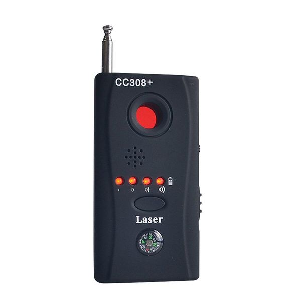 Détecteur de Signal d'objectif de caméra sans fil multifonction CC308 + détection d'ondes Radio détecteur de périphérique WiFi RF GSM à gamme complète