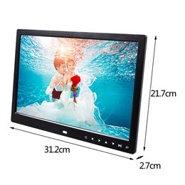 Freeshipping Multifunctionele 13 Inch 1280 * 800 HD LED Digitale Fotolijst Hoge Resolutie Digitale Fotolijst Fotoalbum Frame