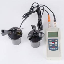 Multifunctionele anemometer AA-136C Apart typeontwerp Draagbaar 3-kops windmeter Eenvoudig te bedienen Gegevens opgeslagen in 24 groepen